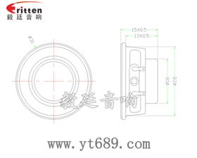 30mm全频内磁蓝牙音箱喇叭