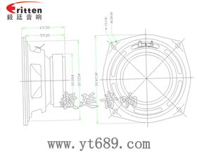 5.25寸pp盆多媒体喇叭成品图