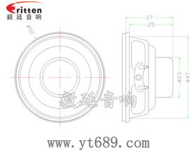 2寸内磁多媒体喇叭成品图
