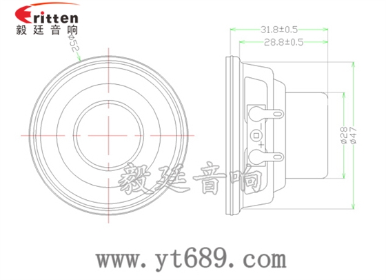 2寸蓝牙音箱喇叭成品图