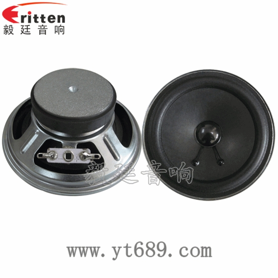 4寸10w全频多媒体音箱喇叭正反面