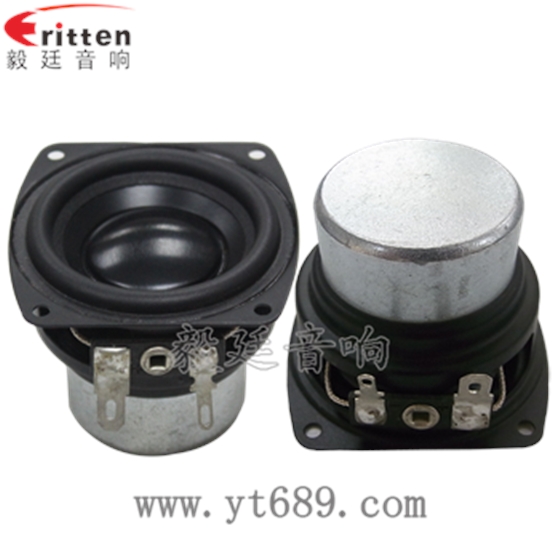 异型铁盆架橡胶边铝盆25芯内磁双磁全频喇叭正反面