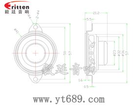 3瓦40mm外磁全频喇叭成品图