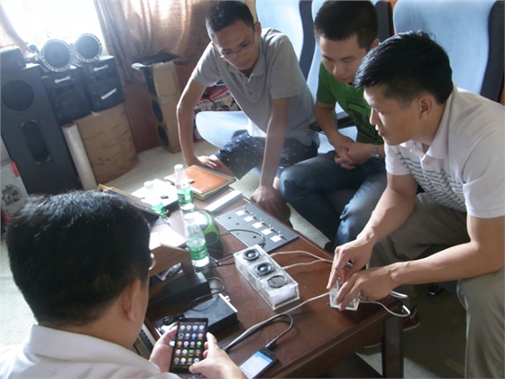 蓝牙喇叭客户试音 蓝牙喇叭客户试音