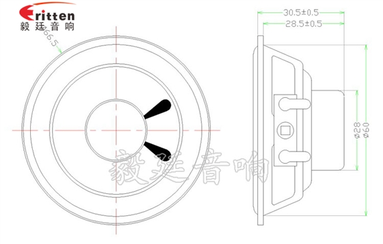 66mm10w无线桌面音箱喇叭厂家成品图