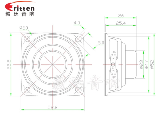 2寸5w故事机喇叭成品图