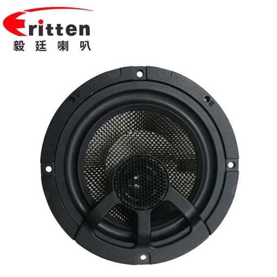 6.5寸碳纤盆/橡胶边100w高端汽车同轴喇叭 6.5寸碳纤盆/橡胶边100w高端汽车同轴喇叭