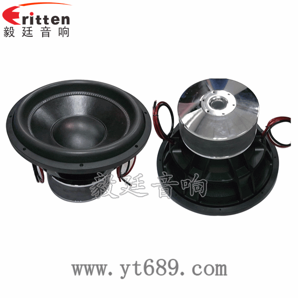 8''中低音舞台音箱喇叭厂家正反面