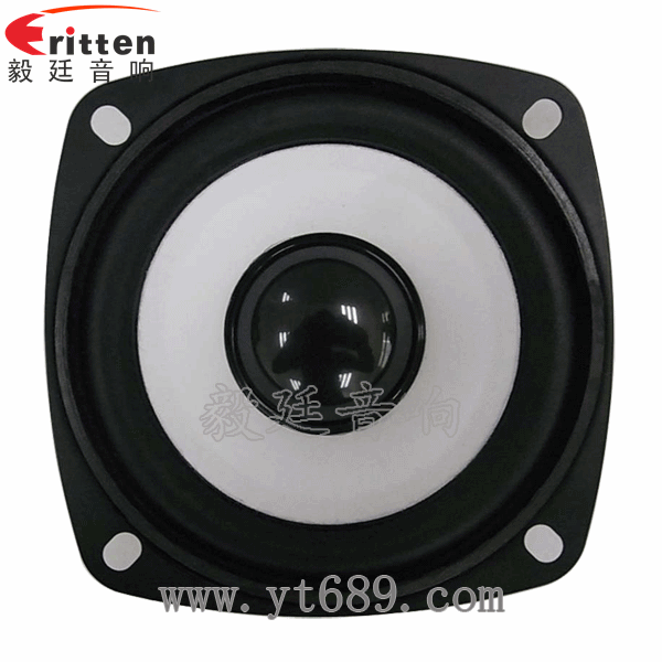 4寸同轴汽车音响喇叭正面图