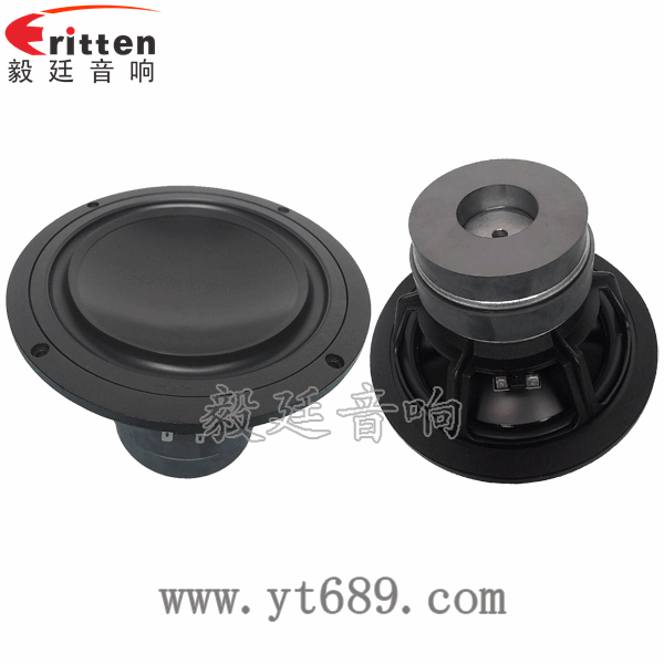 3寸20W全频HiFi音箱喇叭正反面