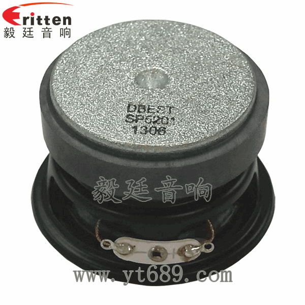 46mm5w高品质内磁学习机喇叭反面图