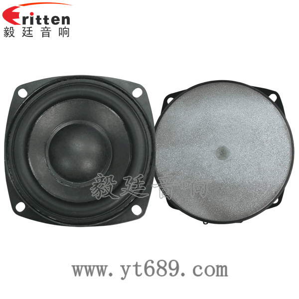 3寸25芯20瓦外磁中低音喇叭正反面 2.5寸5瓦全频喇叭正反面