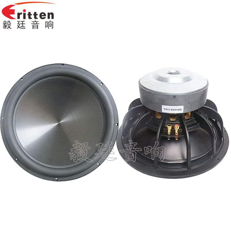 15寸400瓦多媒体重低音喇叭正反面 8''中低音舞台音箱喇叭厂家正反面