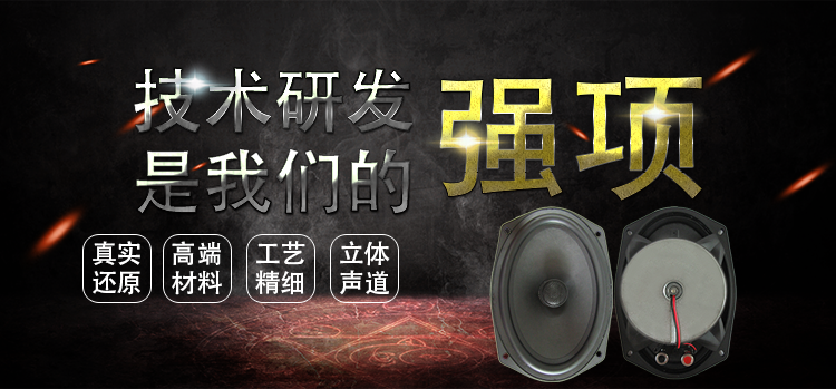 6×9寸80w纸盆 橡胶边汽车同轴喇叭 6×9寸80w纸盆 橡胶边汽车同轴喇叭